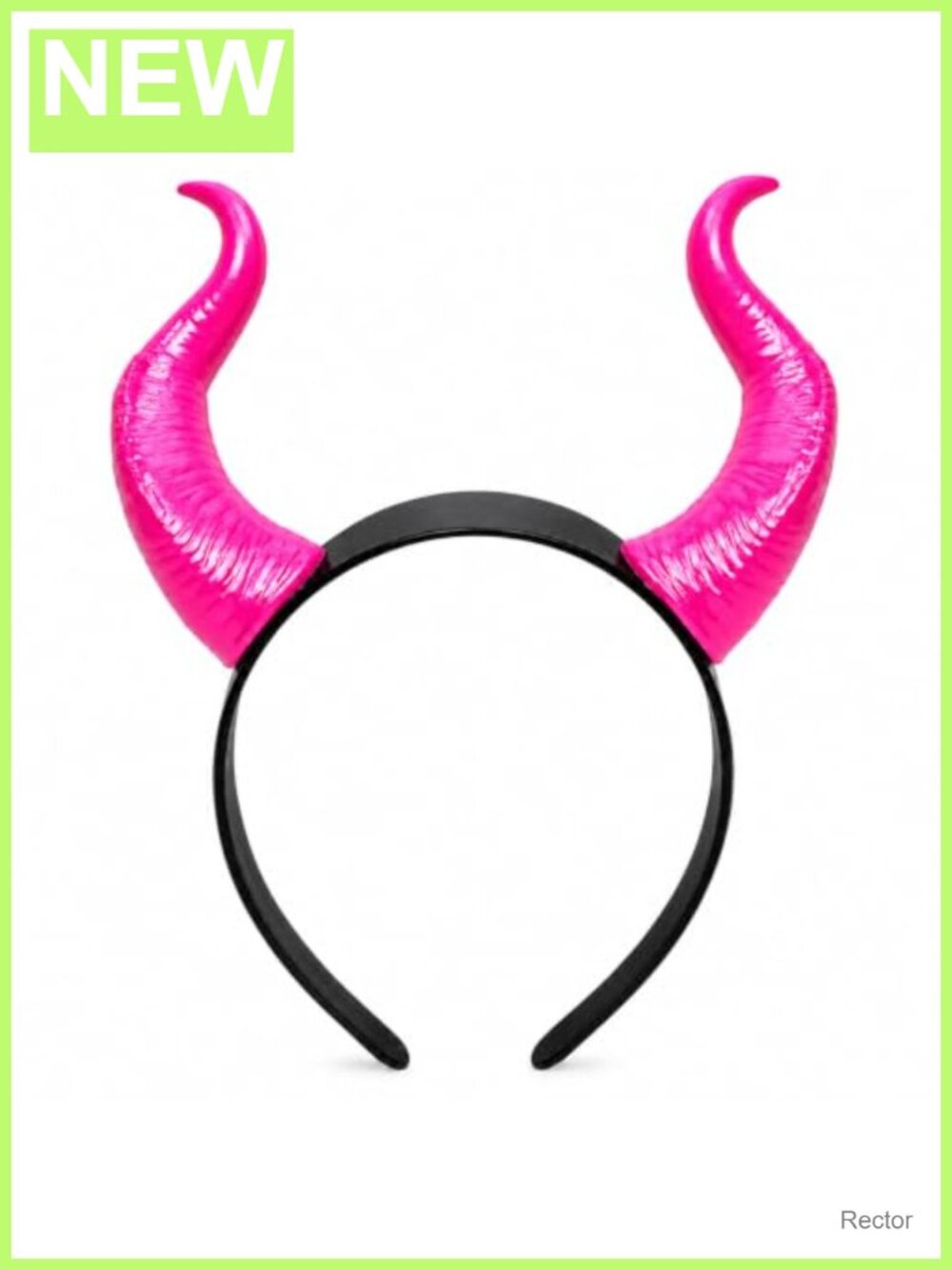 Devil Horns Headband PU Leather Costume Headwear Halloween Party
